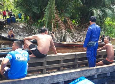 ABK Tewas Tenggelam di Sungai Empat Inhil